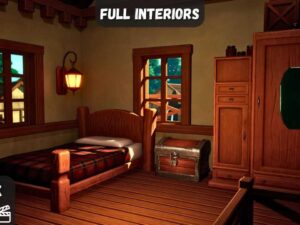 Stylized Medieval Village Village Stylized Village Stylized Town