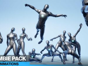 105 Zombie Animations Mocap 281 Bonus Zombie Audio