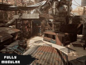 Post Apocalyptic Town Town Modular Town Post Apocalypse Sci Fi Wasteland