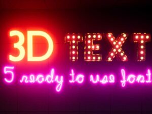 3D Text Generator Diegetic Design Custom Fonts