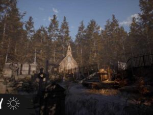 Graveyard Cemetery Graveyard Cemetery Horror