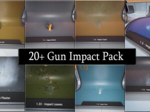 20 Gun Impact Particles
