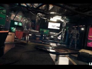 CyberPunk Laboratory Research Center Interior Kitbash