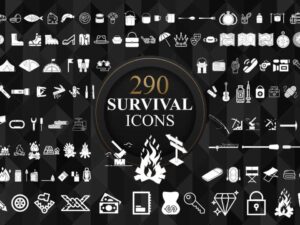 2D Survival Icons Pack