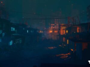 Future Slums Abandoned Post Apocalyptic District