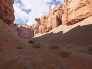 3D Scanned Canyon Modular Cliffs Rocks Grass and more