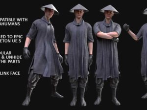 Man Warrior Modular Rigged