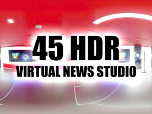 45 HDR Virtual News Studio Pack