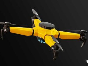 Military Drone Rigged BP Controllable