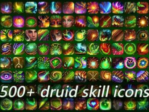 500 druid skill icons