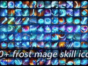 500 frost mage skill icons
