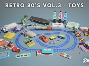 Retro 80s VOL 3 Toys Nanite and Low Poly