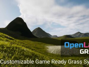 OpenLand Grass Customizable Game Ready Grass System