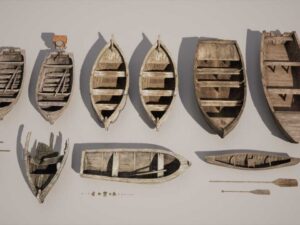 Seaside Docks VOL 2 Boats Nanite Low Poly