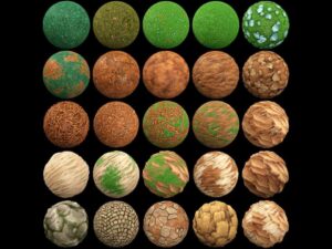 70 Stylized Materials Bundle RPG Environment