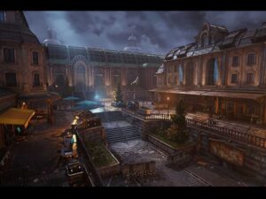 The Rally Point Environment Sci-Fi Futuristic Modular