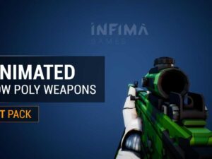 Animated Low Poly Weapons v 1 0