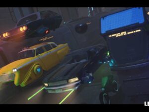 Driveable Animated Cyberpunk Futuristic Vehicles Set Set of 7