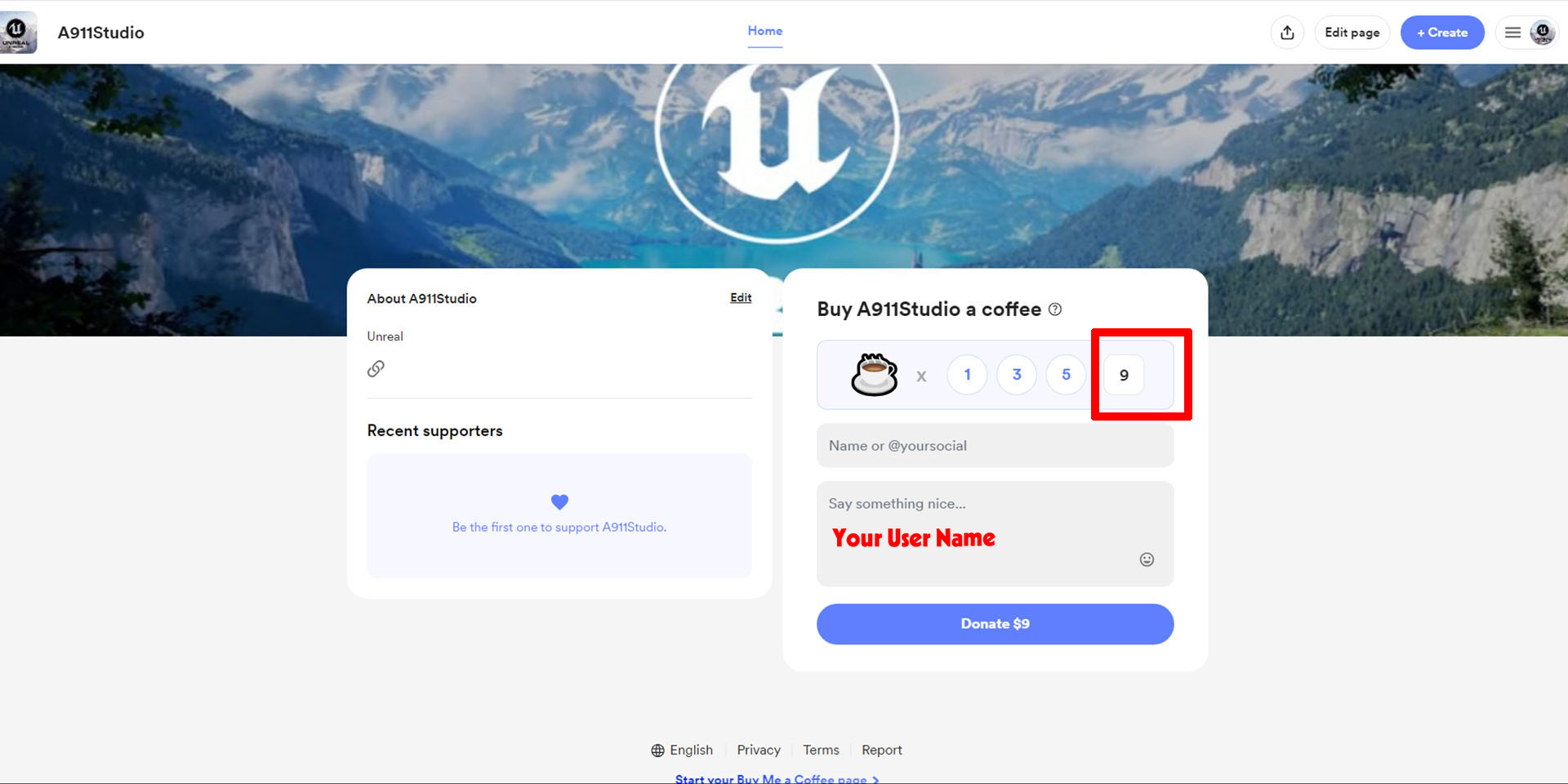 Donate Ue3DFree