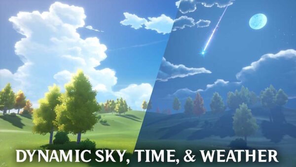 Stylized Dynamic Sky Weather System