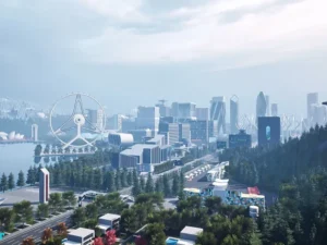 A Futuristic City LAKE TOWN