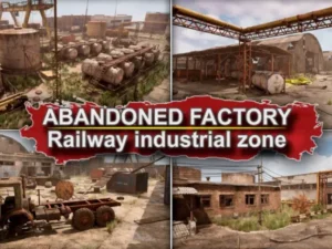 ABANDONED FACTORY Industrial railway zone
