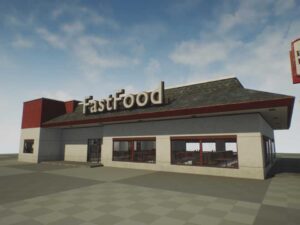 Abandoned Fast Food Building