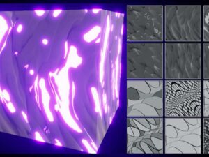 Abstract Stylized pack of 27 Materials