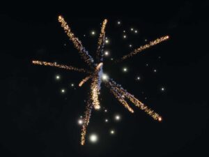 Advanced fireworks show