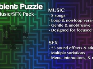 Ambient Puzzle Music SFX Pack