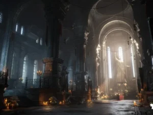 Ancient Cathedral Environment