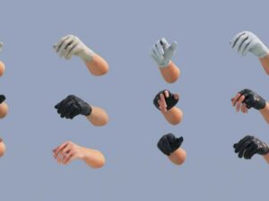 Animated Modern Civilian Hands Pack