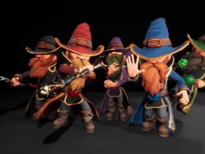Animated Stylized Wizard