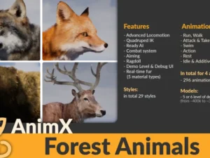 AnimX Forest Animals