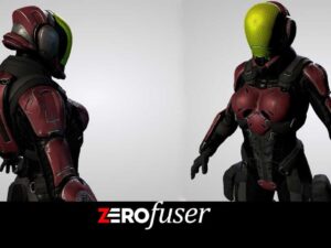 Art Activated Sci Fi Female Soldier