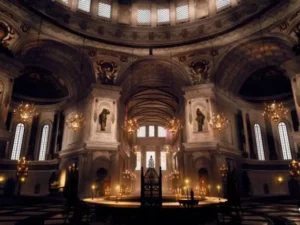 Baroque Cathedral Environment