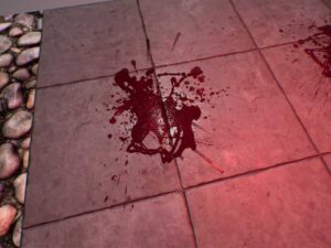 Blood Additional Splashes And Washed