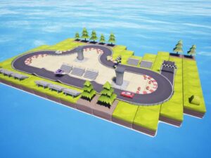 Cartoon Racing Track Pack