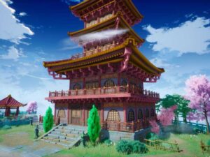 Cartoon Stylized Oriental Fantasy Environment