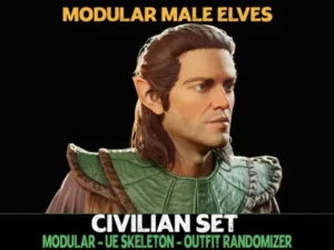 Civilian Male Elf Fantasy Elves Collection