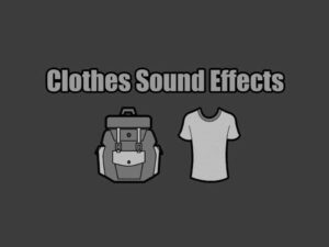 Clothes Sound Effects