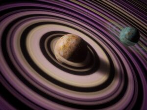 Cosmic Forge Procedural Planet Space Scene