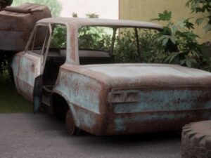 Customizable Abandoned Car