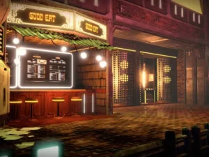 Cyberpunk Alley Storefronts Pack