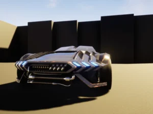 Cyberpunk Car Steagan