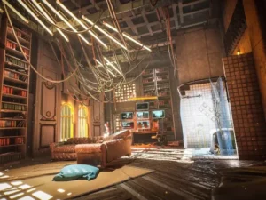 Cyberpunk Interior Environment Kitbash Set