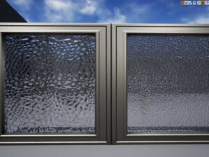 Decorative glass material
