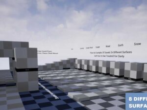 Different Footsteps Sound System FPS Blueprint