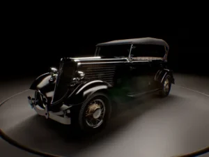 Drivable Retro Car Farton