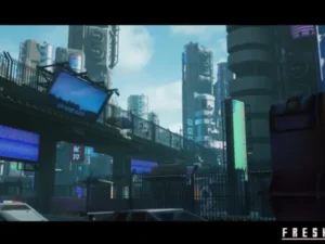 Dystopian City Environment